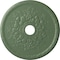 Ekena Millwork Grape Ceiling Medallion (Fits Canopies up to 3 5/8"), 22 5/8"OD x 3 5/8"ID x 5/8"P, Athenian Green CM22GRAGF - alternate 1